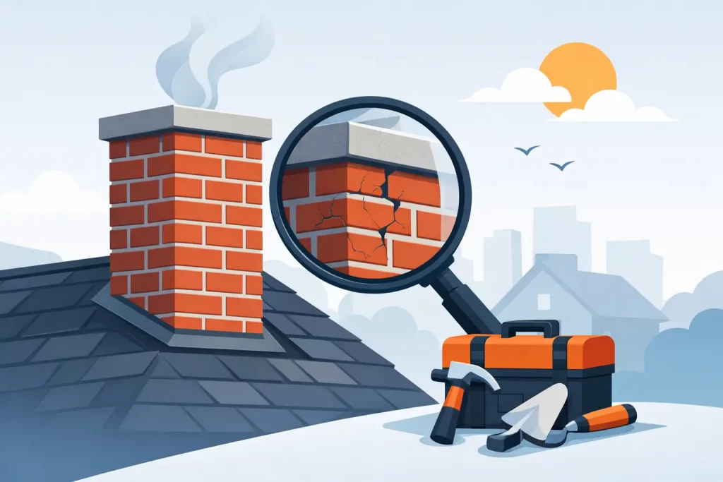 Quand faut-il réparer ou inspecter une cheminée en brique ?