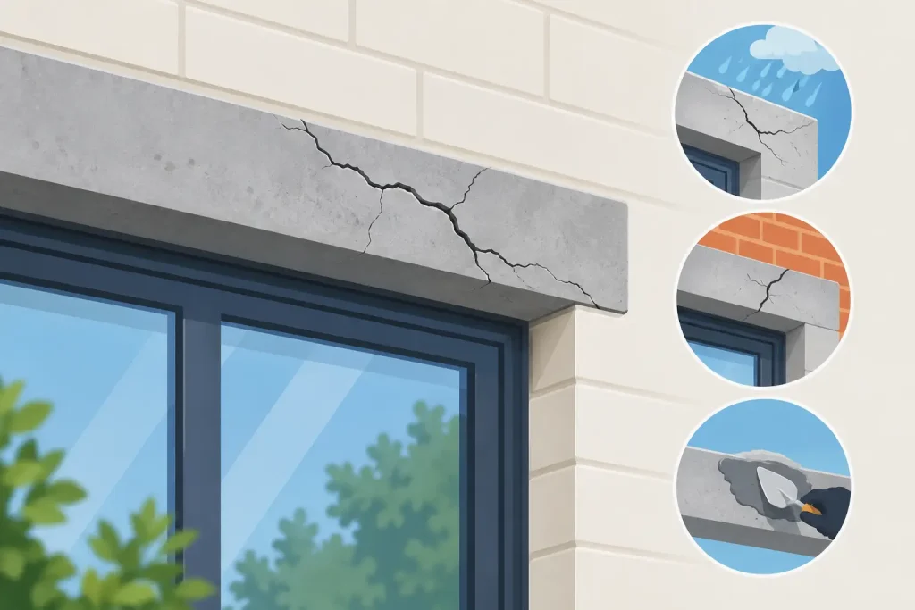 Why Are Window Lintels Cracking? Causes et réparations